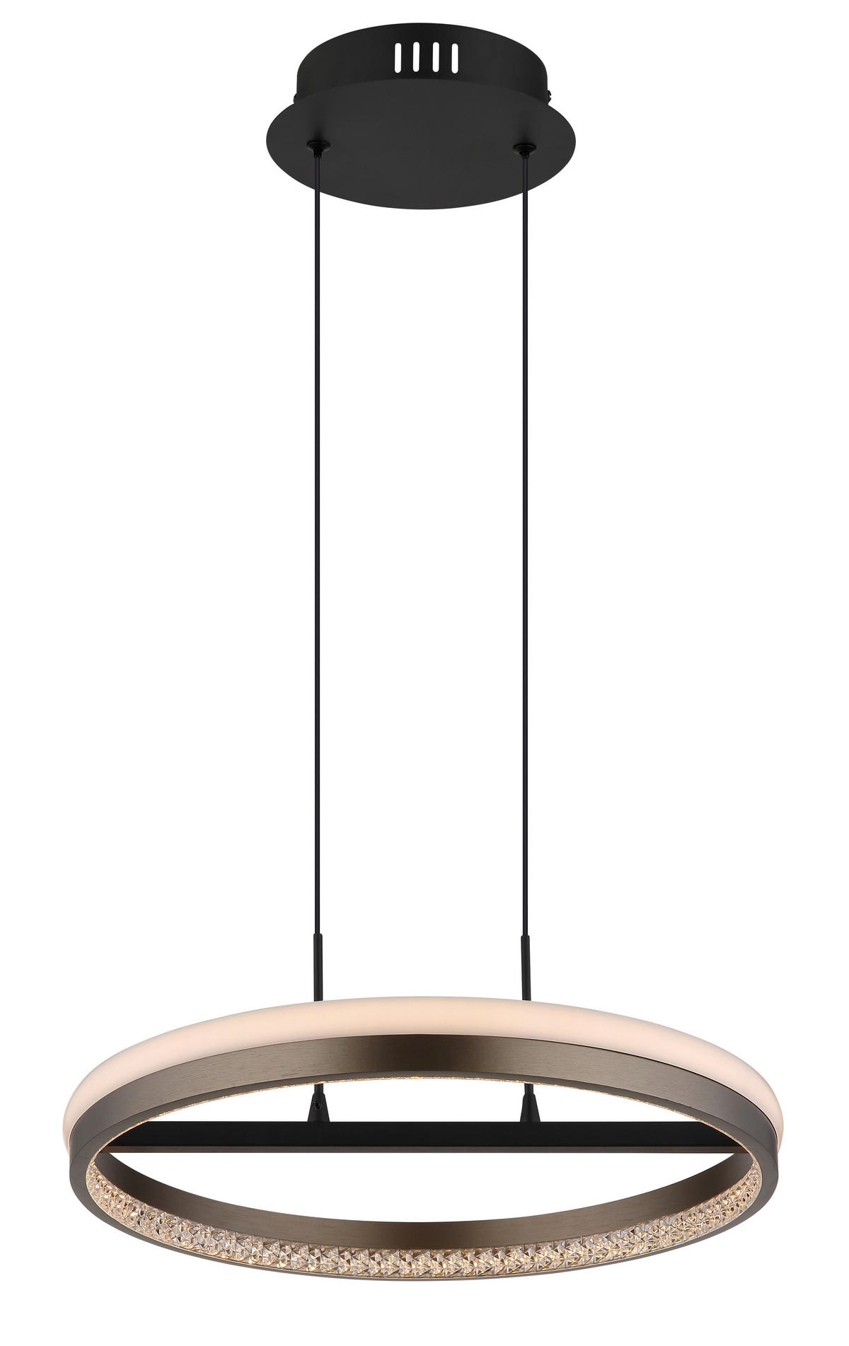 GLOBO LED-Pendelleuchte schwarz dunkelblau Aluminium Metall H/D: ca. 150x39,7 cm 1.0 Brennstellen DELLA - schwarz/dunkelblau (39,70/150,00cm) - GLOBO