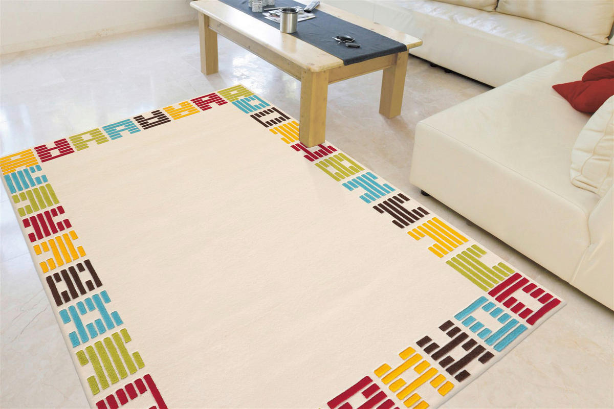 Arte Espina Kurzflorteppich Joy 4096 creme B/L: ca. 170x240 cm Joy 4096 - creme (170,00/240,00cm) - Arte Espina