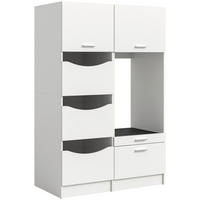 Waschmaschinenumbauschrank Free weiß B/H/T: ca. 126x195x68 cm Free - weiß (126,00/195,00/68,00cm) - xonox.home