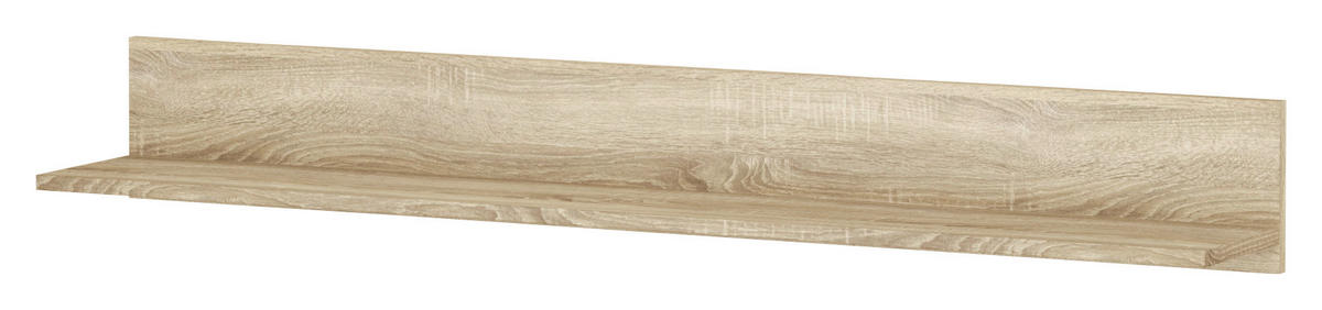 Wandboard Lorenzo Eiche Sonoma Nachbildung B/H/T: ca. 130x17x20 cm Lorenzo - Eiche (130,00/17,00/20,00cm)