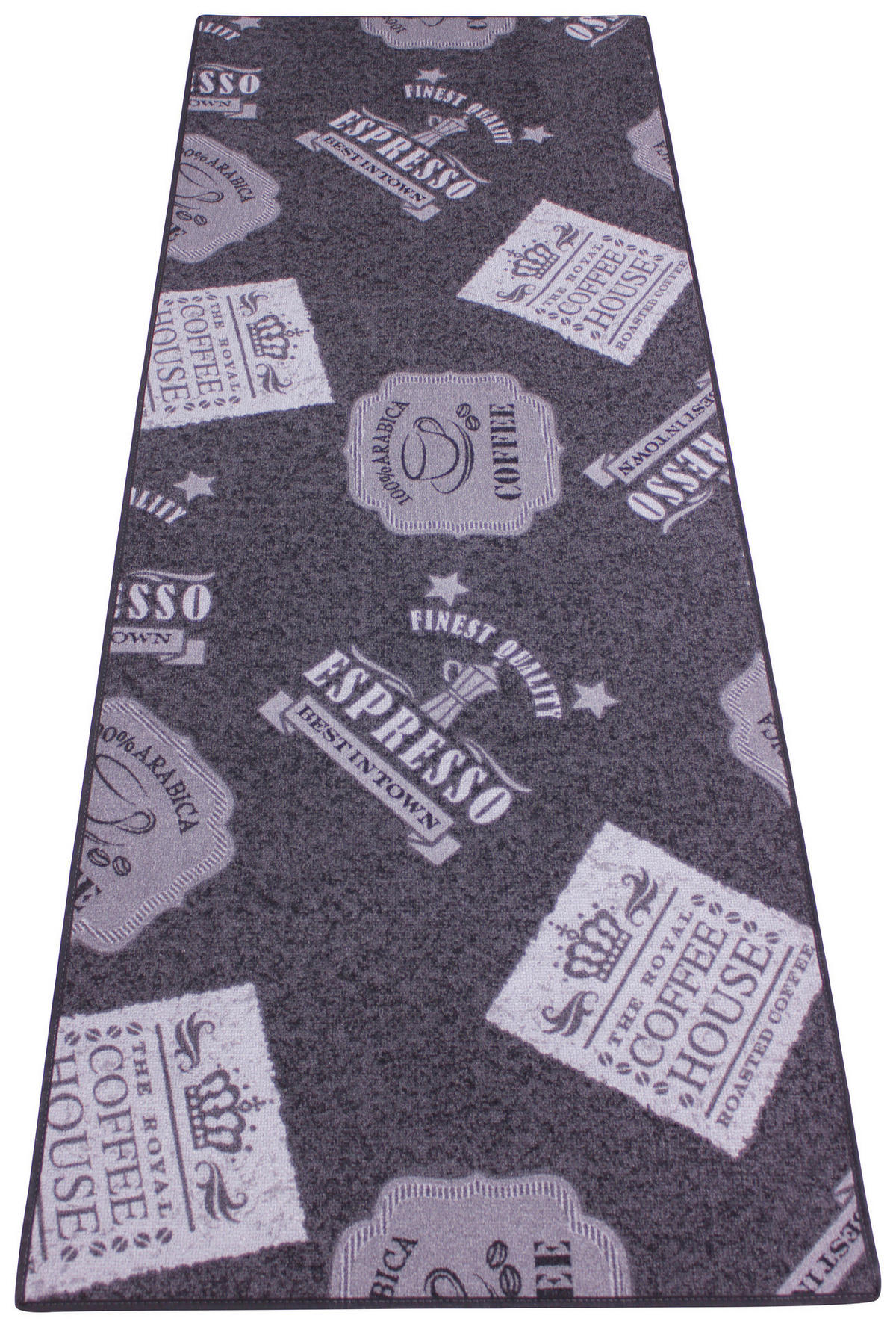 Küchenläufer Coffe Patterns grau B/L: ca. 67x180 cm Coffe Patterns - grau (67,00/180,00cm)
