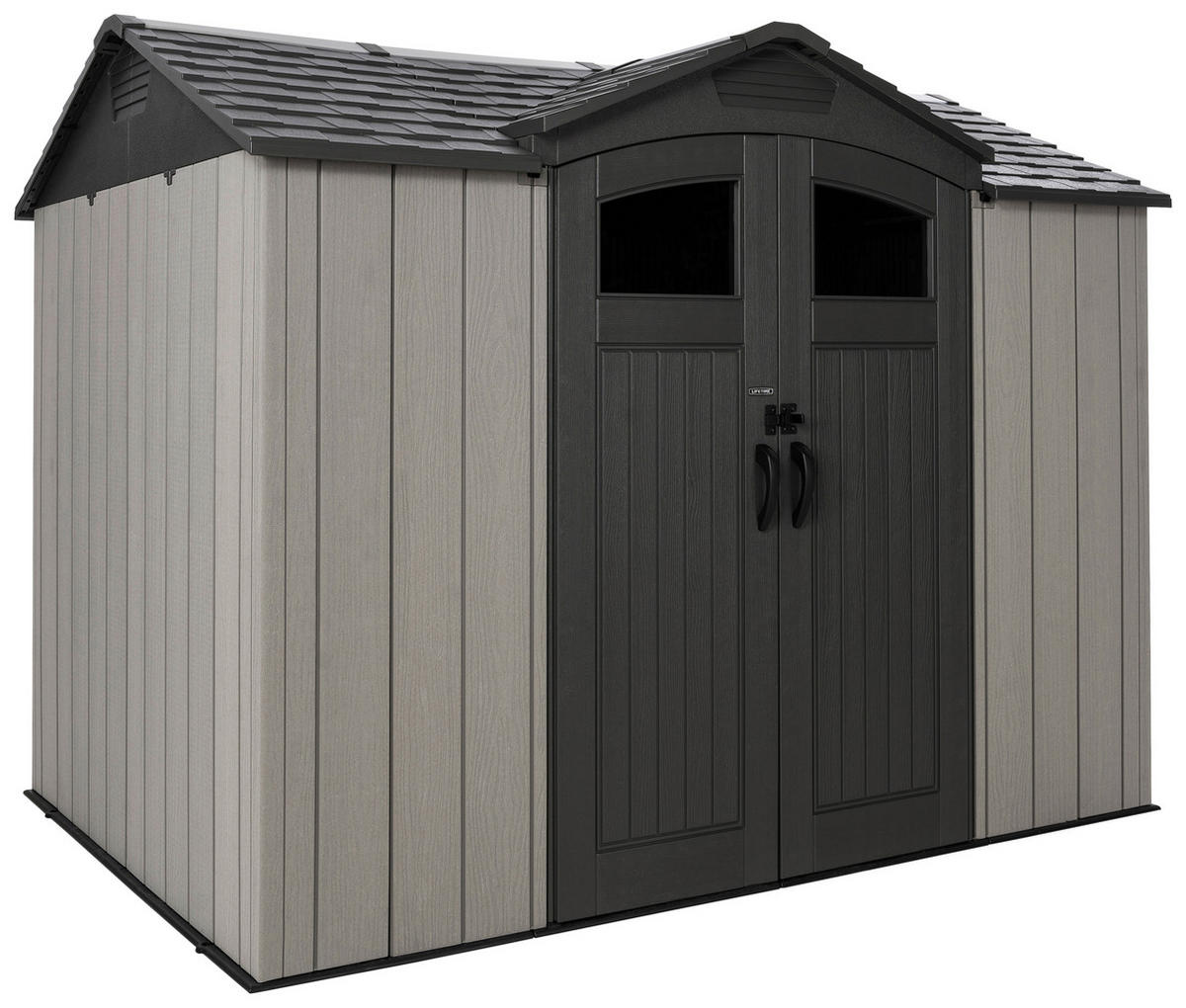 Lifetime Gerätehaus Ohio grau B/H/L: ca. 283,5x264,4x214,1 cm Ohio - grau (214,10/283,50/264,40cm) - Lifetime