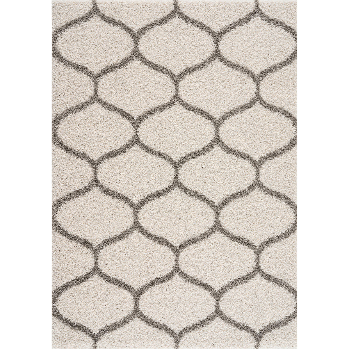 Sanat Hochflorteppich MADRID creme B/L: ca. 120x170 cm MADRID - creme (120,00/170,00cm) - Sanat