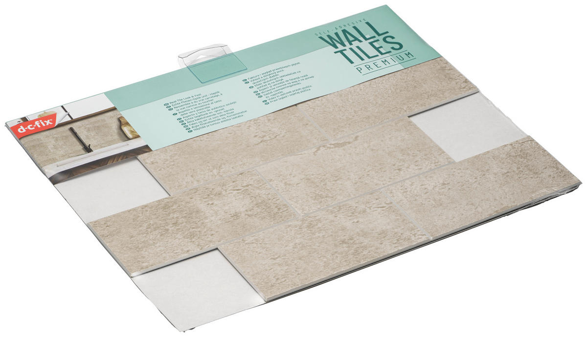 Wandfliesen beige B/L: ca. 30,05x30,5 cm Wandfliese_d-c-fix_selbstklebend - beige (30,05/30,50cm)