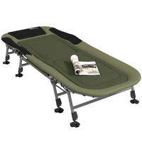 Outsunny Campingbett B/H/L: ca. 85x55x200 cm Campingbett - grün (200,00/85,00/55,00cm) - Outsunny