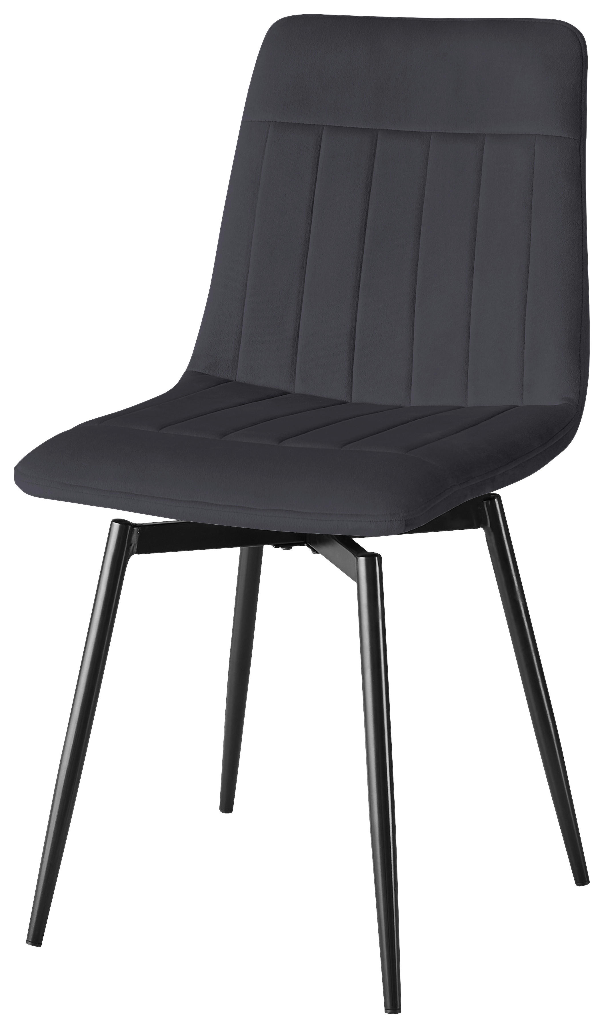 Stuhl Ayra Samt B/H/T: ca. 57x85x57 cm Ayra - (57,00/85,00/57,00cm)
