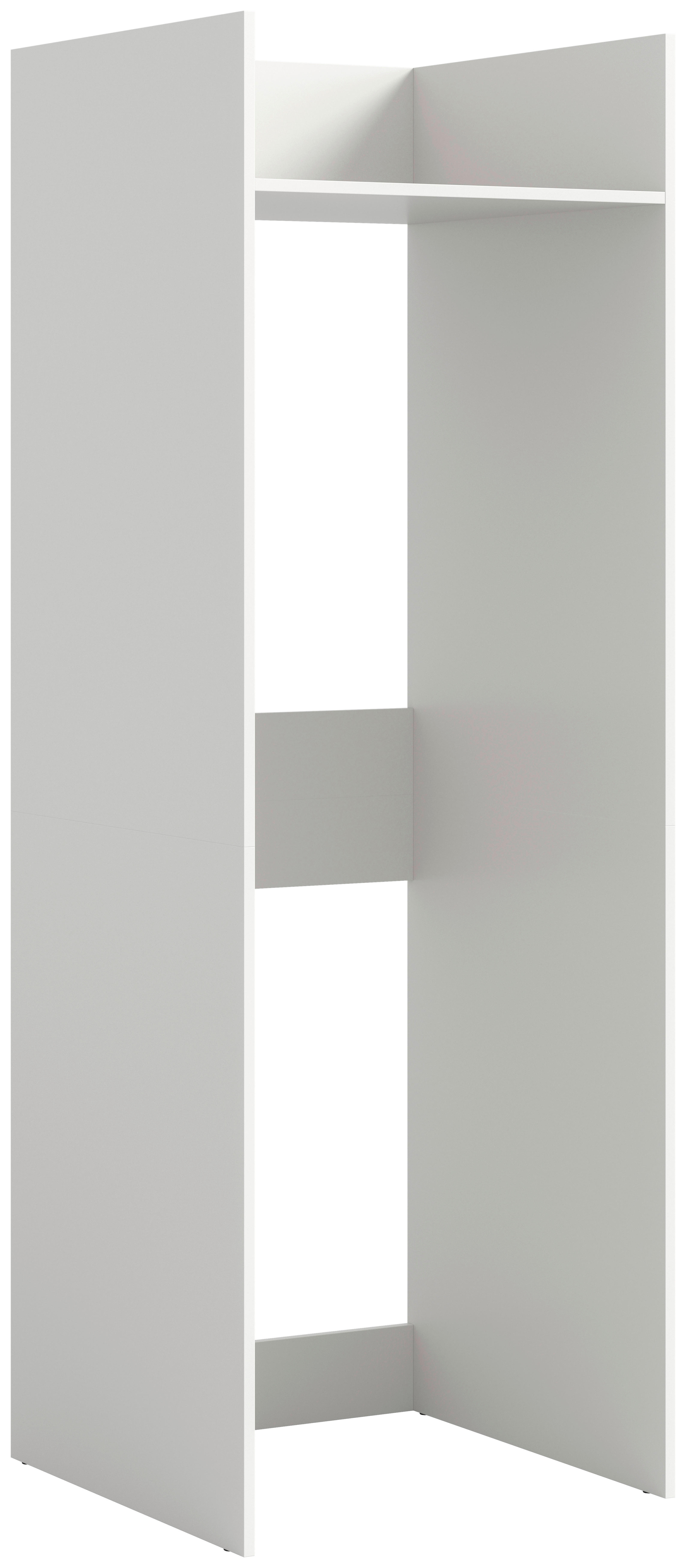 Waschmaschinenumbauschrank Free weiß B/H/T: ca. 66x196x66 cm Free - weiß (66,00/196,00/66,00cm) - xonox.home