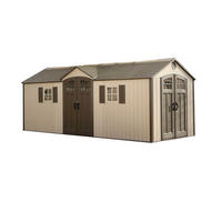 Lifetime Gerätehaus Makro hellgrau B/H/L: ca. 609,6x243,84x243,84 cm Makro - hellgrau (243,84/609,60/243,84cm) - Lifetime