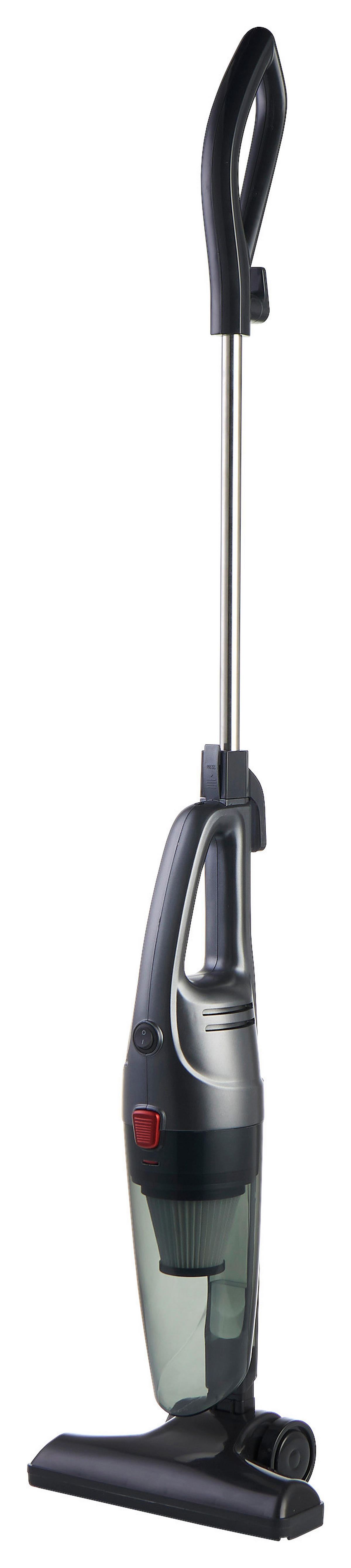 WKM Handstaubsauger grau rot Metall Kunststoff B/H/L: ca. 24x115x16 cm Handstaubsauger UVC-600.4GR - rot/grau (16,00/24,00/115,00cm) - WKM