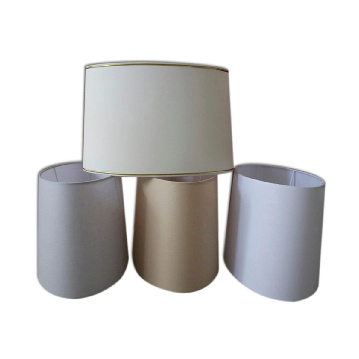 Näve Leuchten Lampenschirm grau B/H/T: ca. 24x16x16 cm CAUSIA - grau (24,00/16,00/16,00cm) - Näve Leuchten