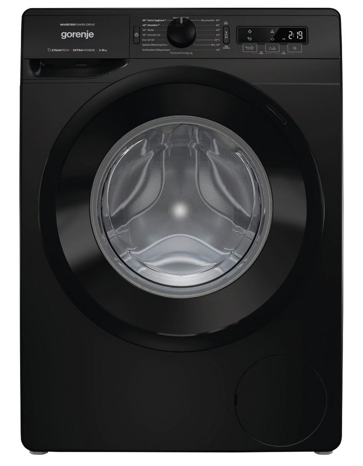 Gorenje Waschvollautomat WNPI84APSB schwarz B/H/T: ca. 60x85x54 cm ca. 8 kg Waschvollautomat WNPI84APSB - schwarz (60,00/85,00/54,00cm) - Gorenje