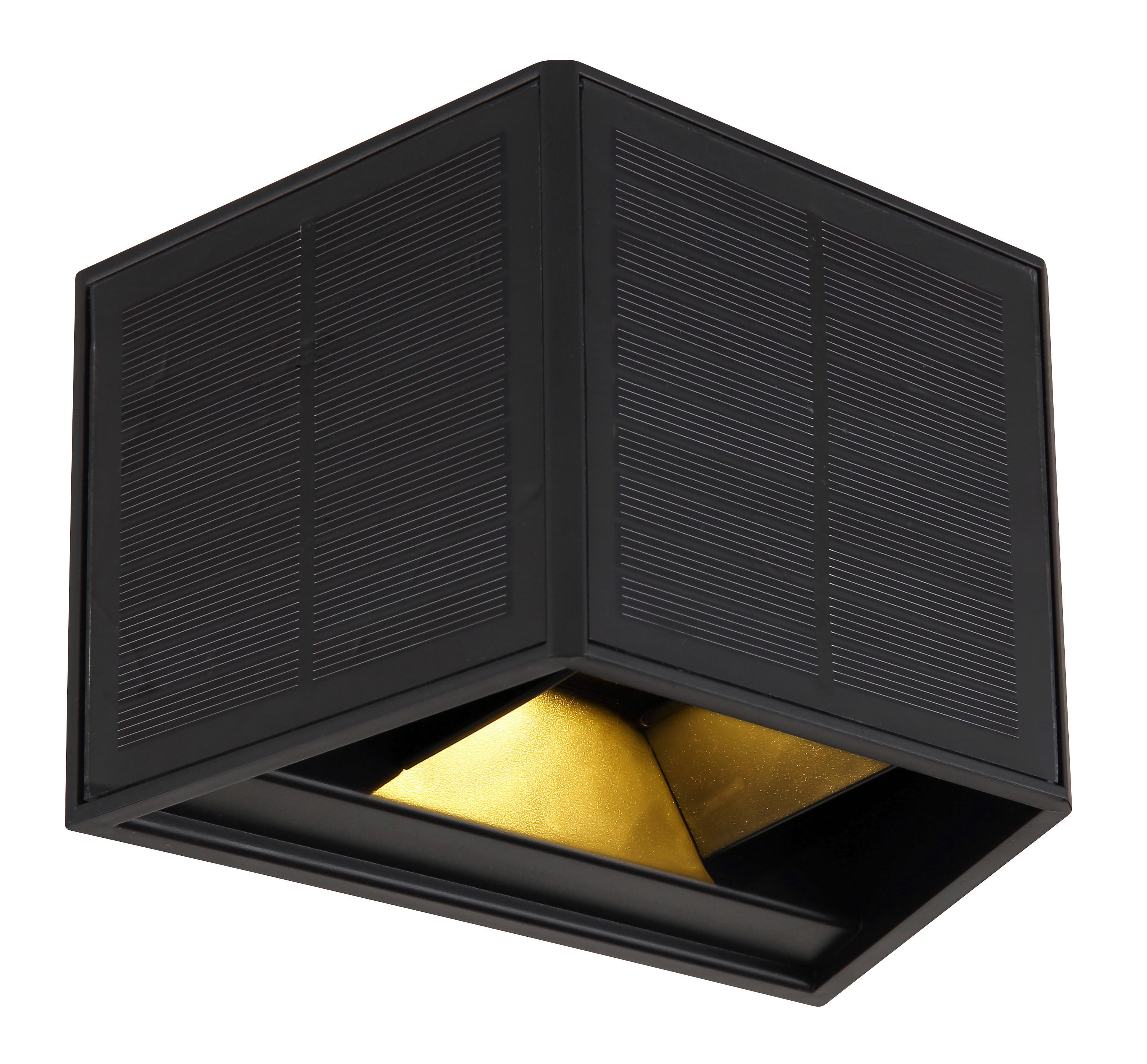 LED-Solarleuchte schwarz Kunststoff B/H: ca. 15,4x9,9 cm SOLAR - schwarz (15,40/9,90cm) - GLOBO