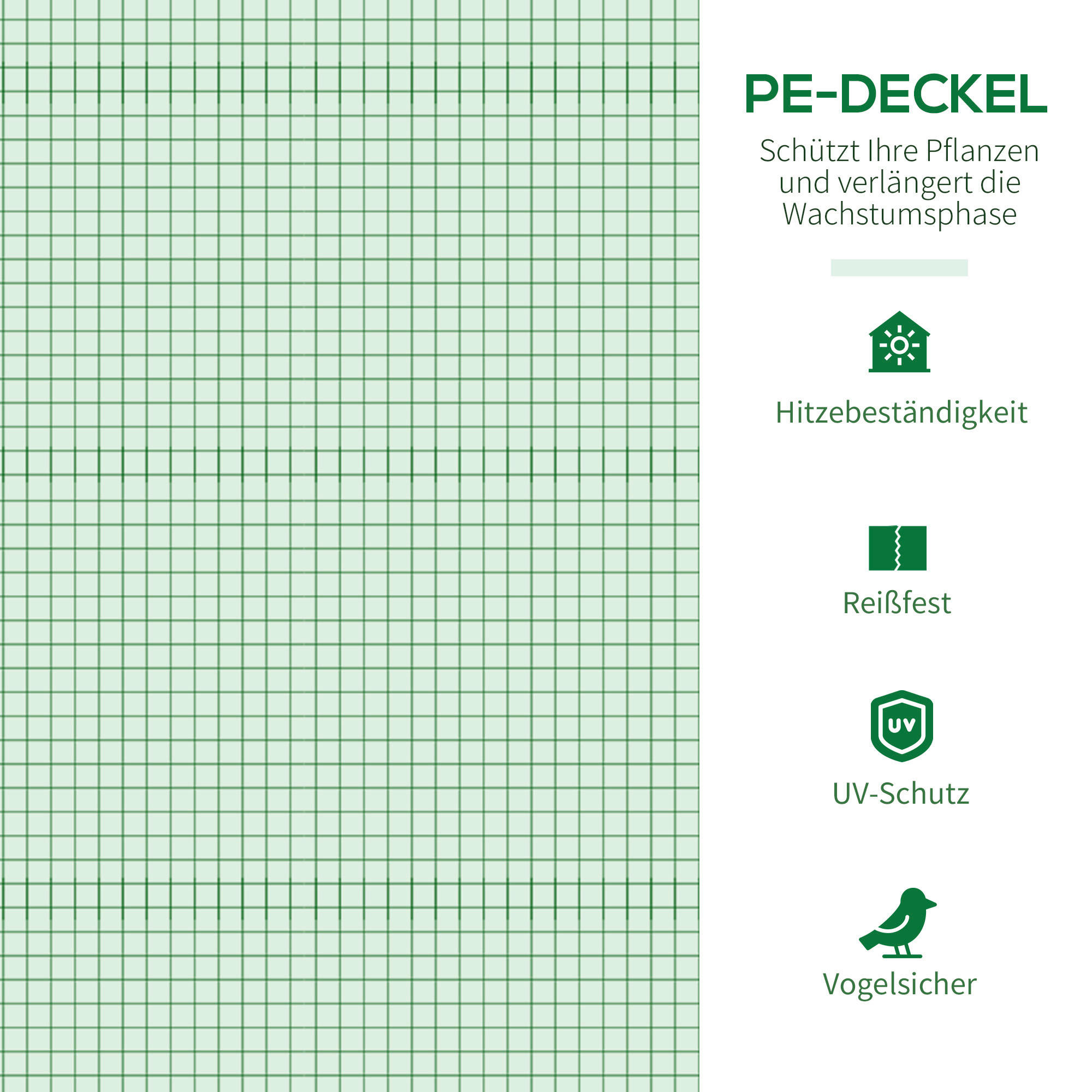 Outsunny Gewächshaus B/H/L: ca. 180x200...