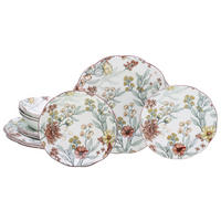 CreaTable Tafelservice Fiore bunt Steingut 12 tlg. Fiore - bunt - CreaTable