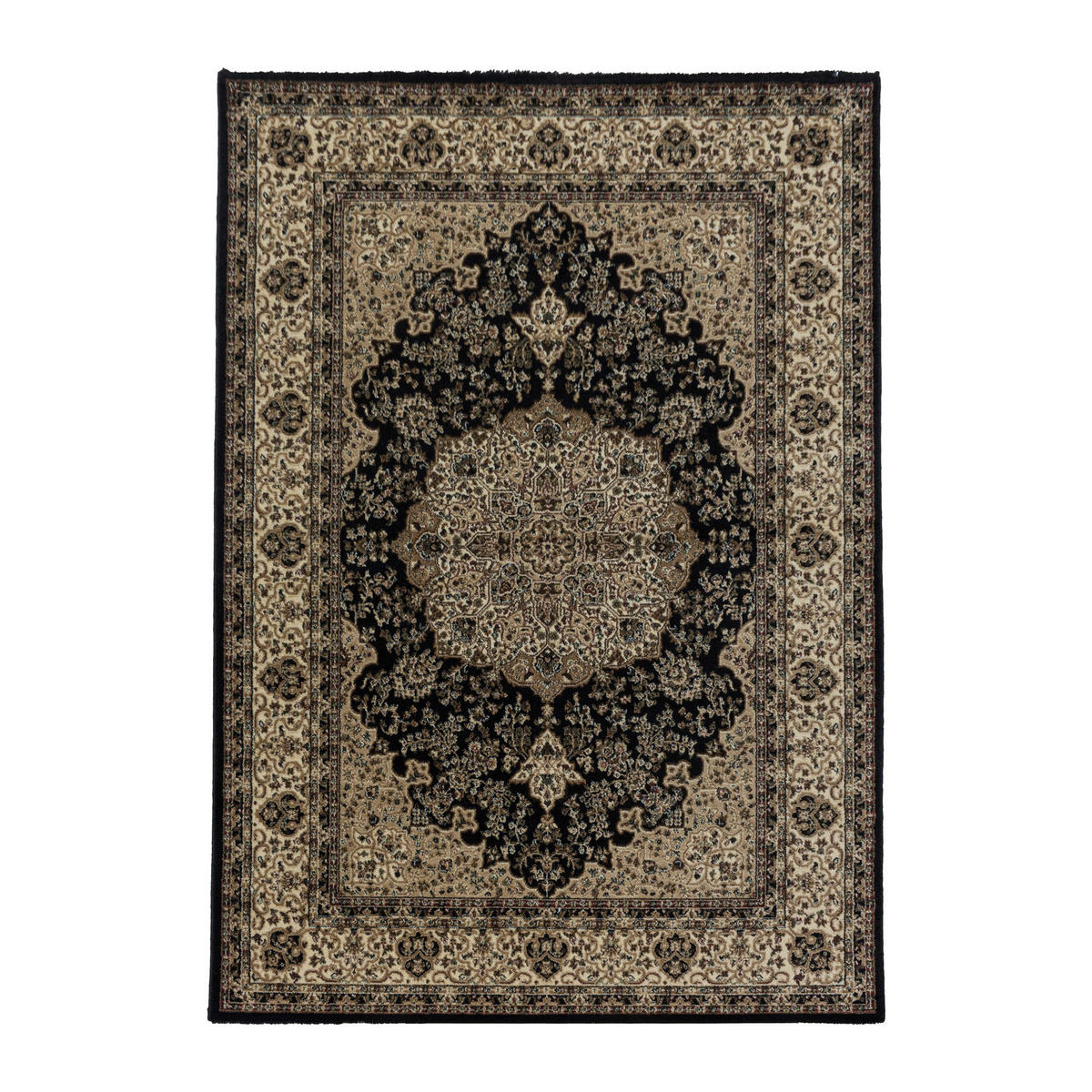 Ayyildiz Teppich KASHMIR schwarz B/L: ca. 120x170 cm KASHMIR - schwarz (120,00/170,00cm) - Ayyildiz