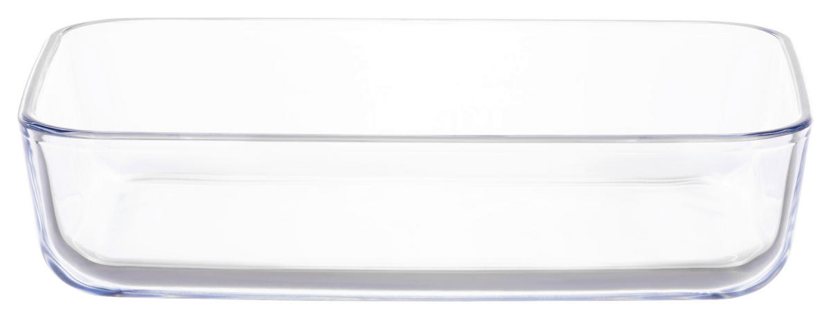 Auflaufform Glas B/H/L: ca. 13,4x4,8x20,8 cm Glasauflaufform_Heißluftfritteuse - klar (20,80/13,40/4,80cm)