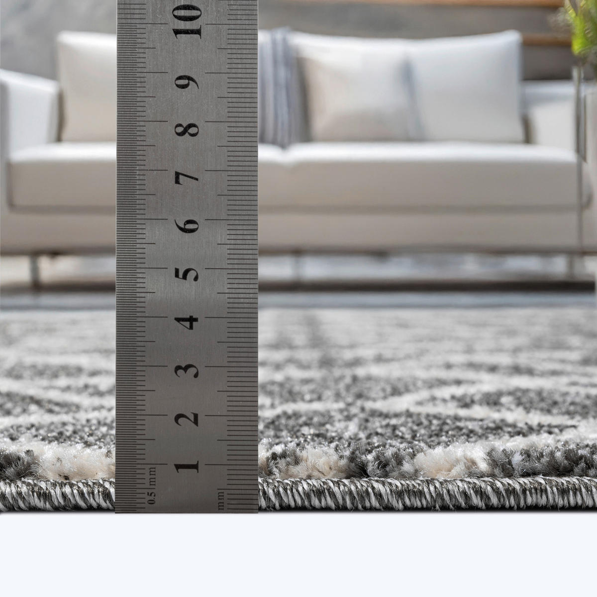 Sanat Teppich anthrazit B/L: ca. 340x240 cm Teppich_Boho_8203_240x340 - anthrazit (340,00/240,00cm) - Sanat