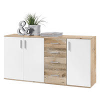 Kommode Bobby 3 B/H/T: ca. 160x82x35 cm Bobby 3 - weiß (160,00/82,00/35,00cm)