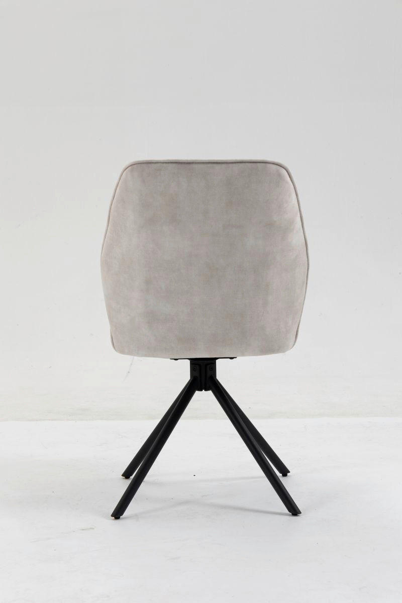 Thumbnail - Stuhl Mailand weiß Microfaser B/H/T: ca. 53x89x64 cm