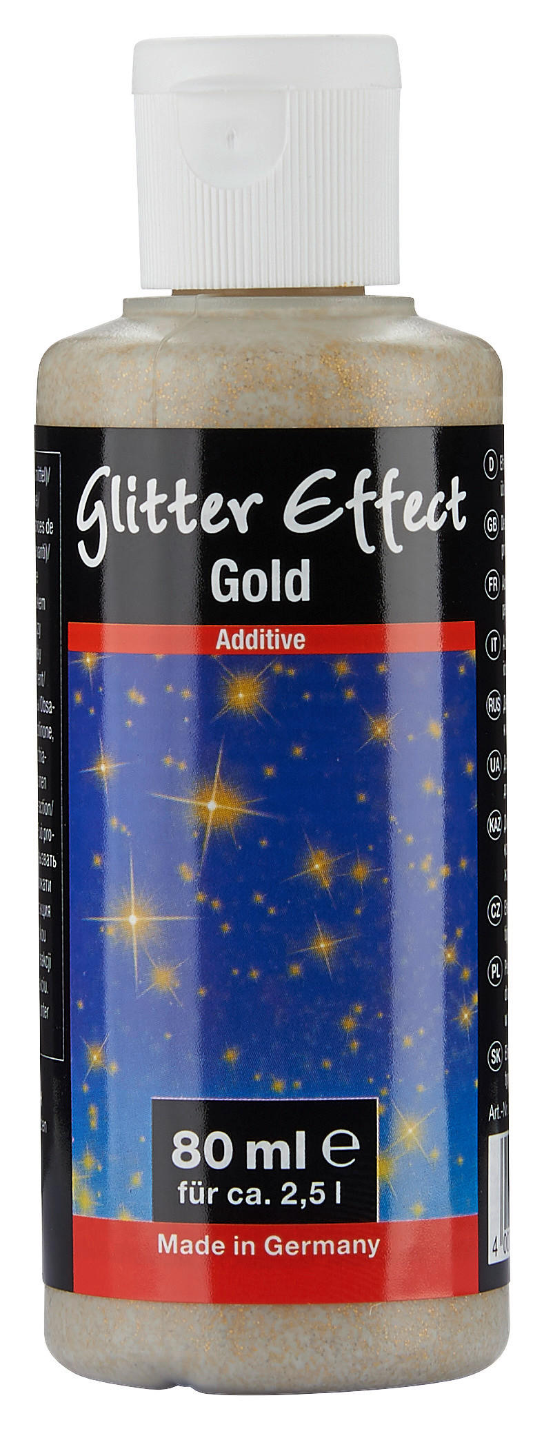 Glitter Effect gold ca. 0,08 l Glitter_Effect 80ml - gold (80ml)