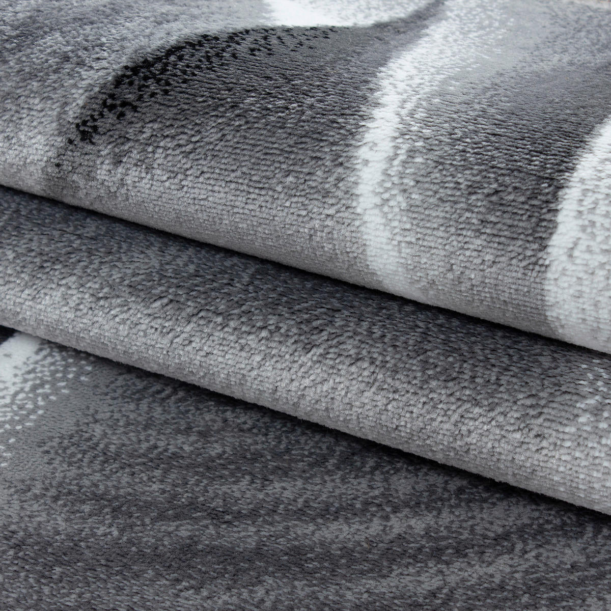 Ayyildiz Teppich PARMA schwarz B/L: ca. 80x300 cm PARMA - schwarz (80,00/300,00cm) - Ayyildiz