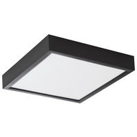 Nowa LED-Deckenleuchte 61041708 schwarz Kunststoff B/H/T: ca. 17x3,6x17 cm 1 Brennstellen PUCCY - schwarz (17,00/3,60/17,00cm) - Nowa