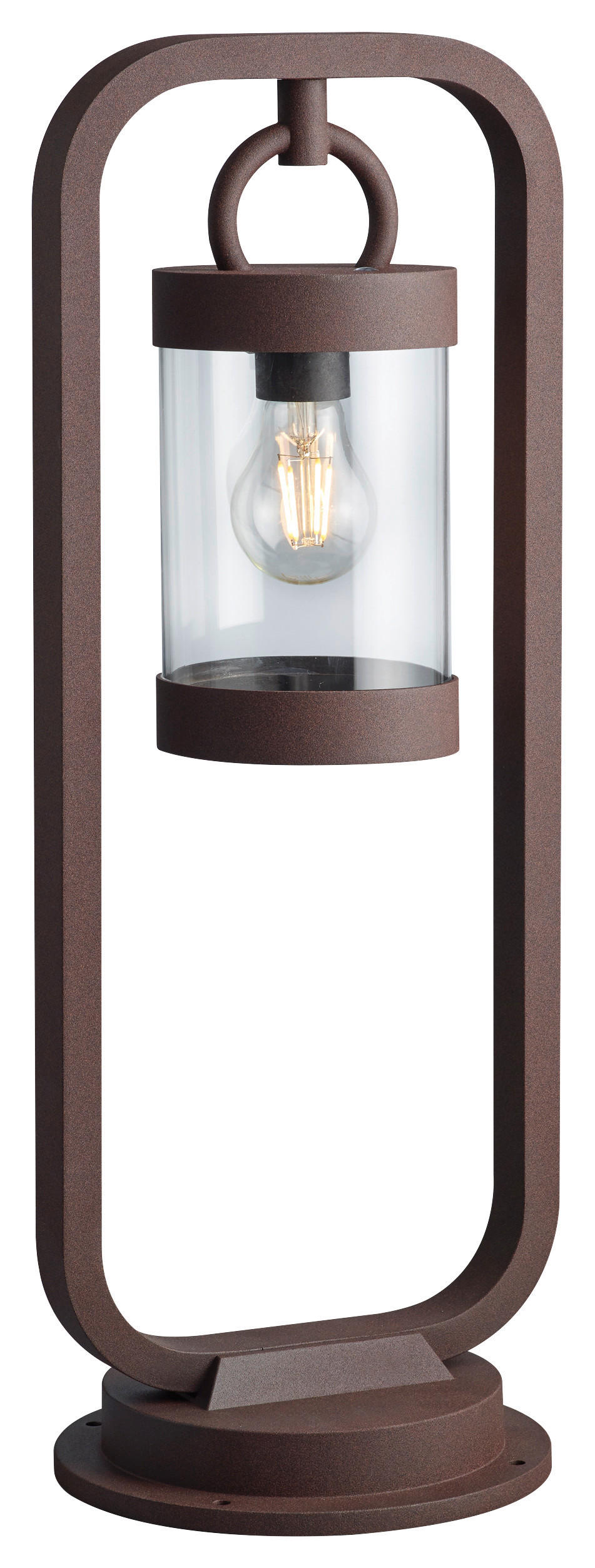 Wegeleuchte 50460124 klar rostfarbig B/H/T: ca. 23x60x21 cm Sambesi - klar/rostfarbig (23,00/60,00/21,00cm) - Trio