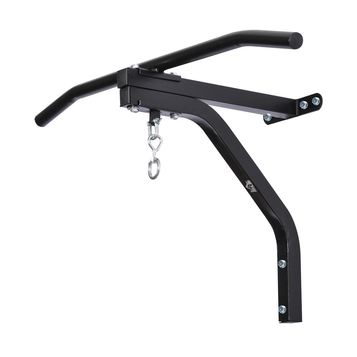 HOMCOM Fitness-Zubehör schwarz Edelstahl B/H/L: ca. 47x93x51 cm Boxsackhalterung - schwarz (51,00/47,00/93,00cm) - HOMCOM