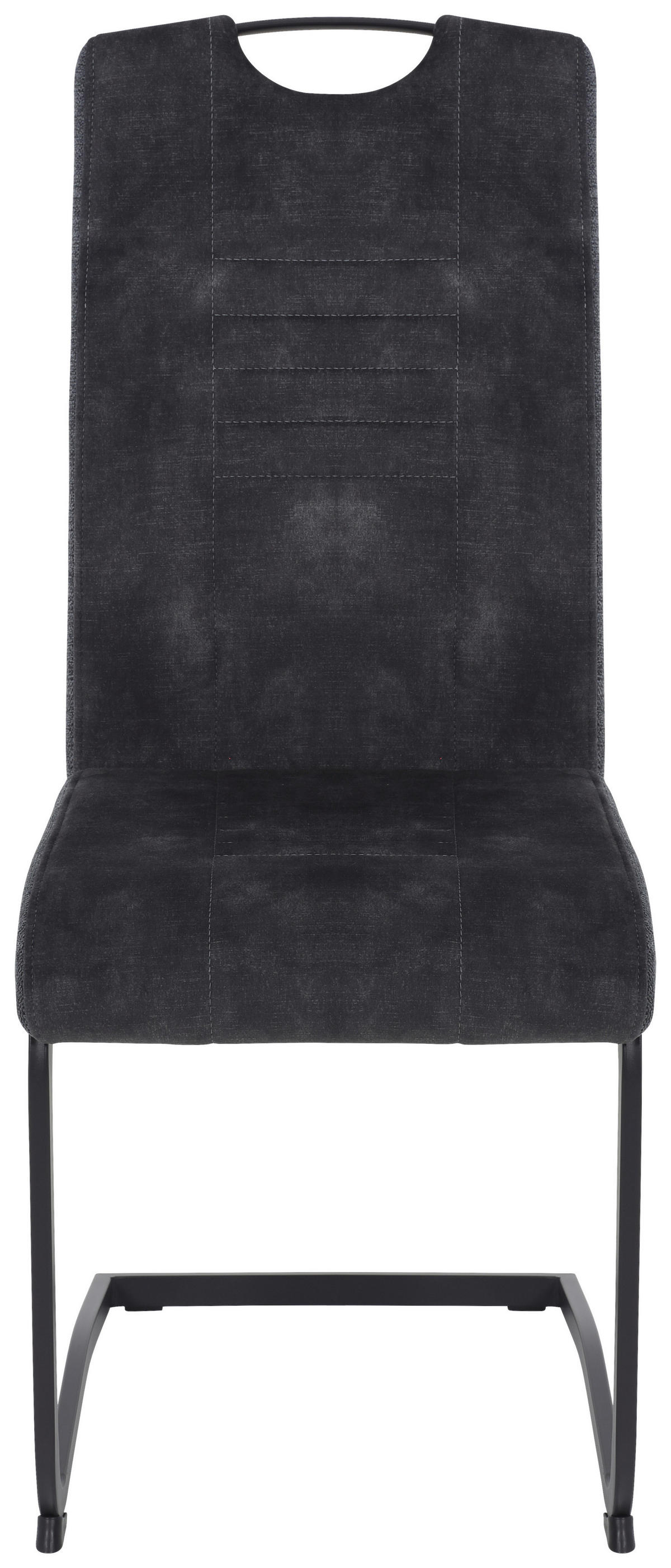 Schwingstuhl Riga, 2er-Set anthrazit B/H/T: ca. 44x100x60 cm Riga, 2er-Set - anthrazit (44,00/100,00/60,00cm) - Hela
