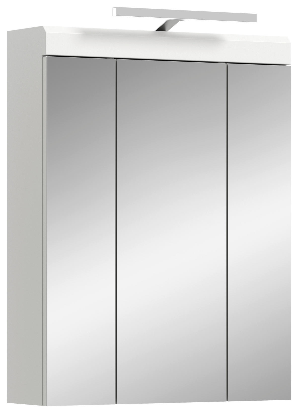 Spiegelschrank Scout weiß weiß Hochglanz B/H/T: ca. 60x79x37 cm Scout - weiß (60,00/79,00/37,00cm) - xonox.home