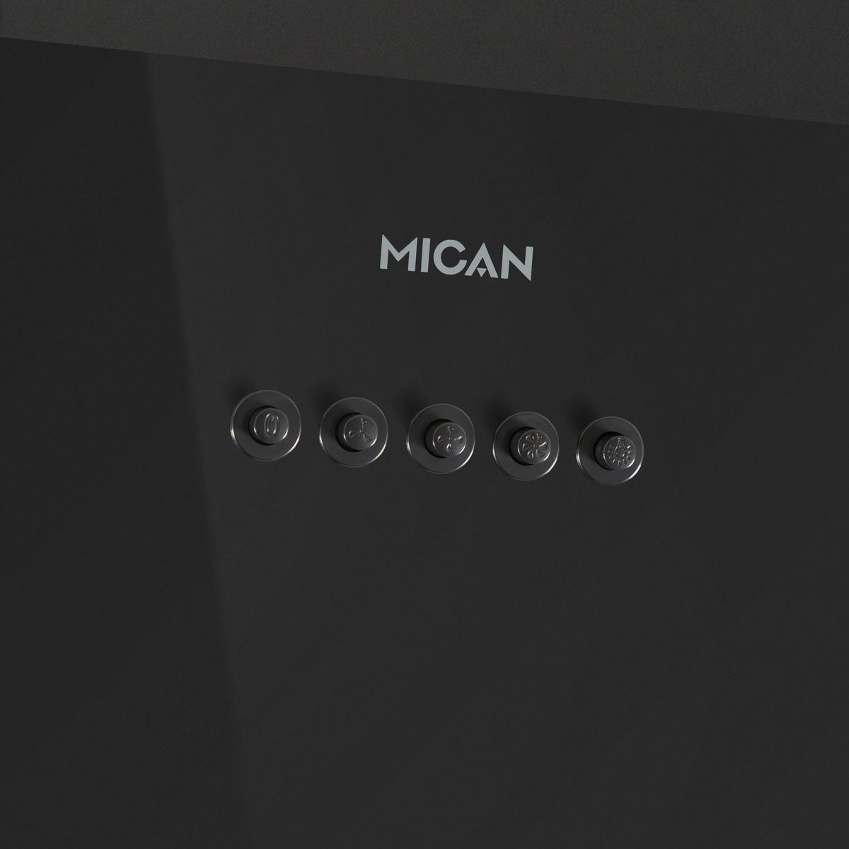 Mican Dunstabzugshaube KHA400MOFSA schwarz Metall B/H/T: ca. 60x60,5x31,5 cm KHA400MOFSA - schwarz (60,00/60,50/31,50cm) - Mican