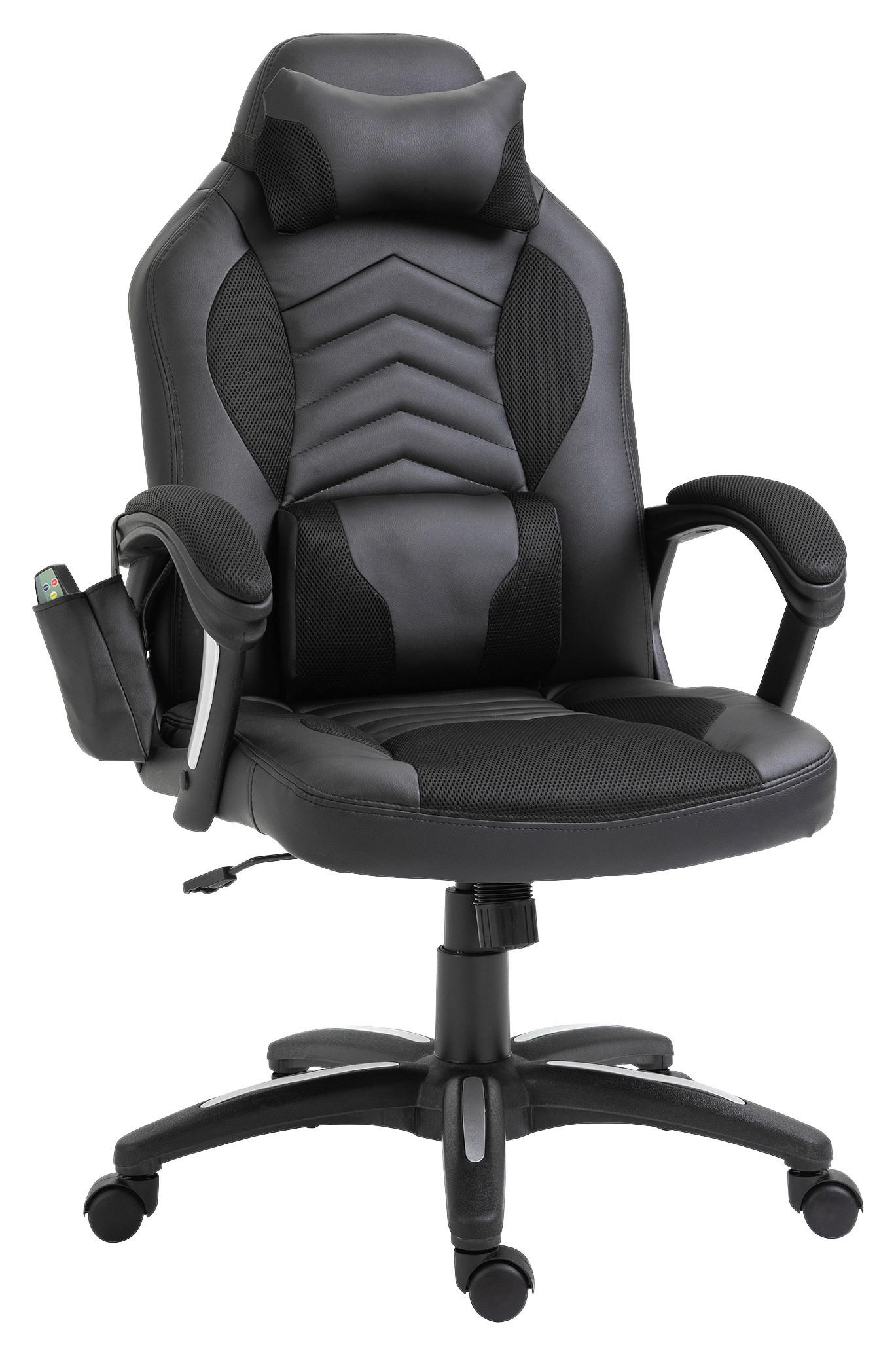 Drehstuhl 921-019BK schwarz 921-019BK - schwarz (68,00/117,00/69,00cm) - HOMCOM
