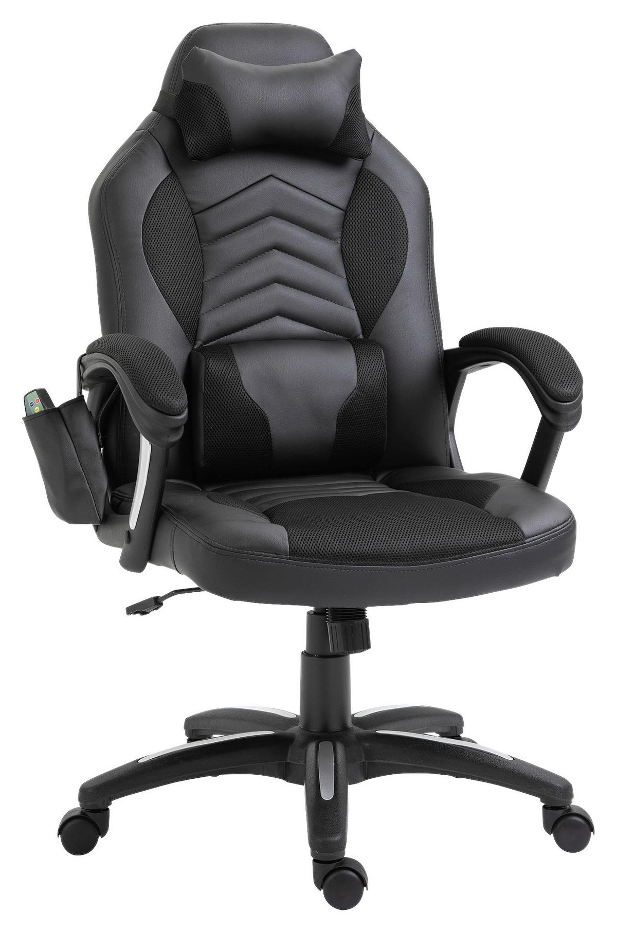 Drehstuhl 921-019BK schwarz 921-019BK - schwarz (68,00/117,00/69,00cm) - HOMCOM