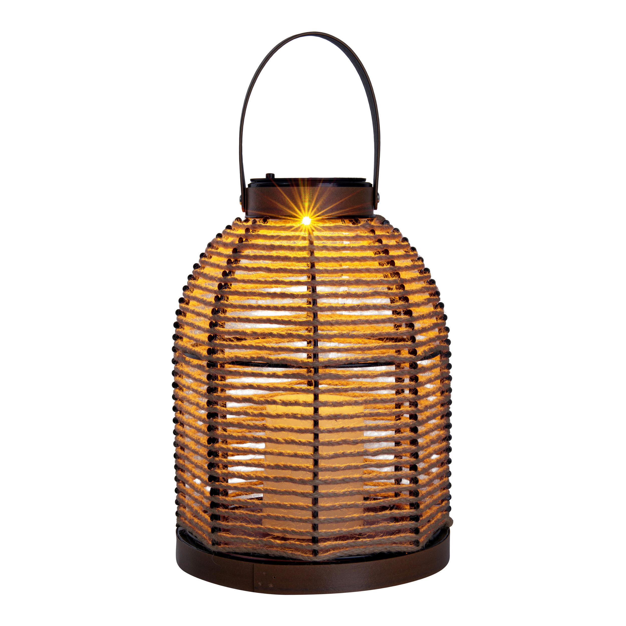 LED-Solarleuchte 5292627 beige Metall H/D: ca. 29x21 cm LED Solarleuchte "KORBINIAN" - beige (21,00/29,00cm) - Näve Leuchten