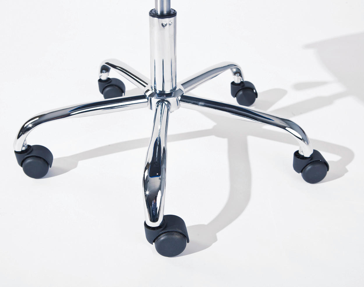 Drehstuhl Bonnie blau Metall Kunststoff Bonnie - blau (43,00/88,00/53,00cm) - Inter Link