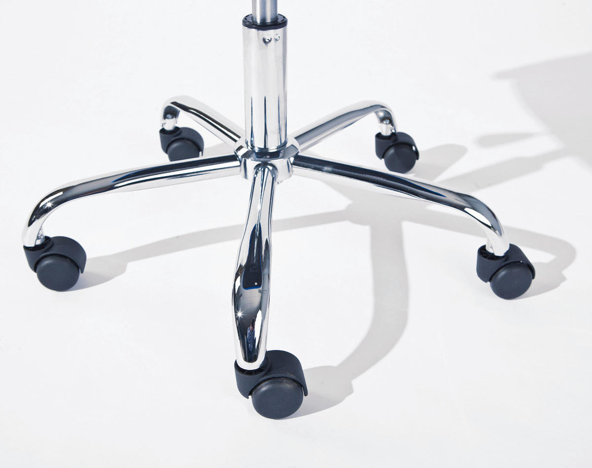 Drehstuhl Bonnie blau Metall Kunststoff Bonnie - blau (43,00/88,00/53,00cm) - Inter Link