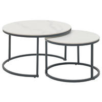Couchtisch Gino weiß Marmor Optik Gino - weiß/schwarz