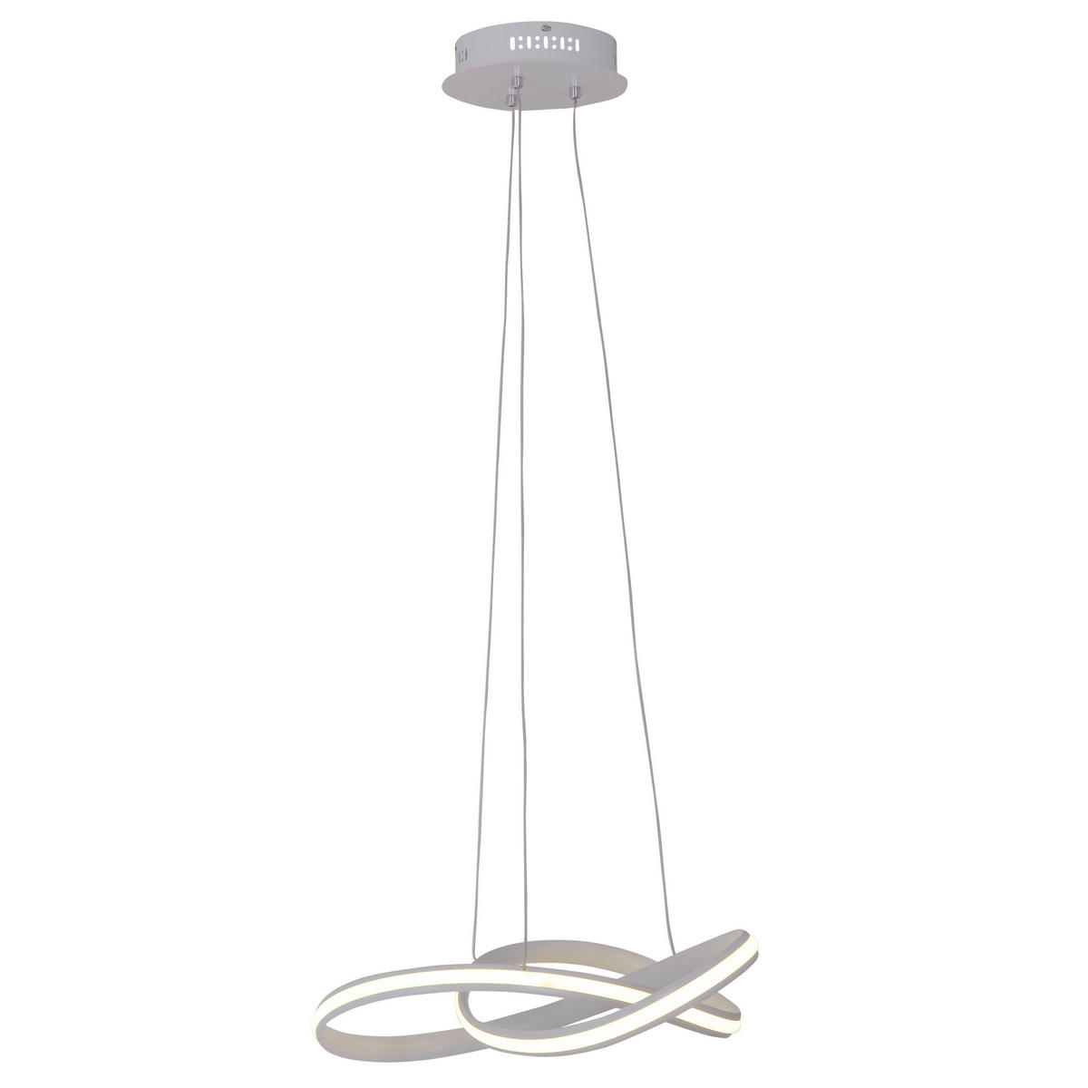 Näve Leuchten LED-Pendelleuchte weiß Kunststoff Metall B/H/T/D: ca. 56x130x56x56 cm ODRIVE - weiß (56,00/130,00/56,00cm) - Näve Leuchten