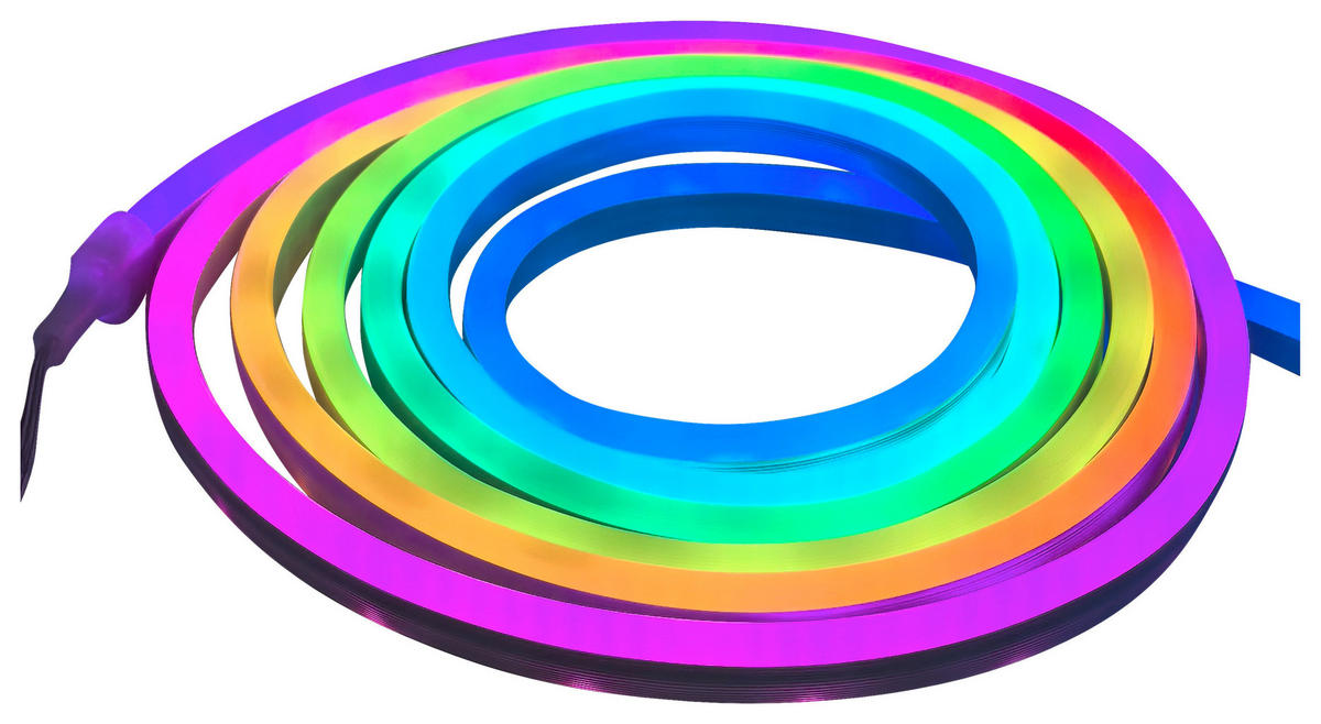 LED-RGB-Stripe weiß B/H/L: ca. 1,4x500x0,7 cm Smart-LED-RGB-Lichtband_Jax - weiß (0,70/1,40/500,00cm)