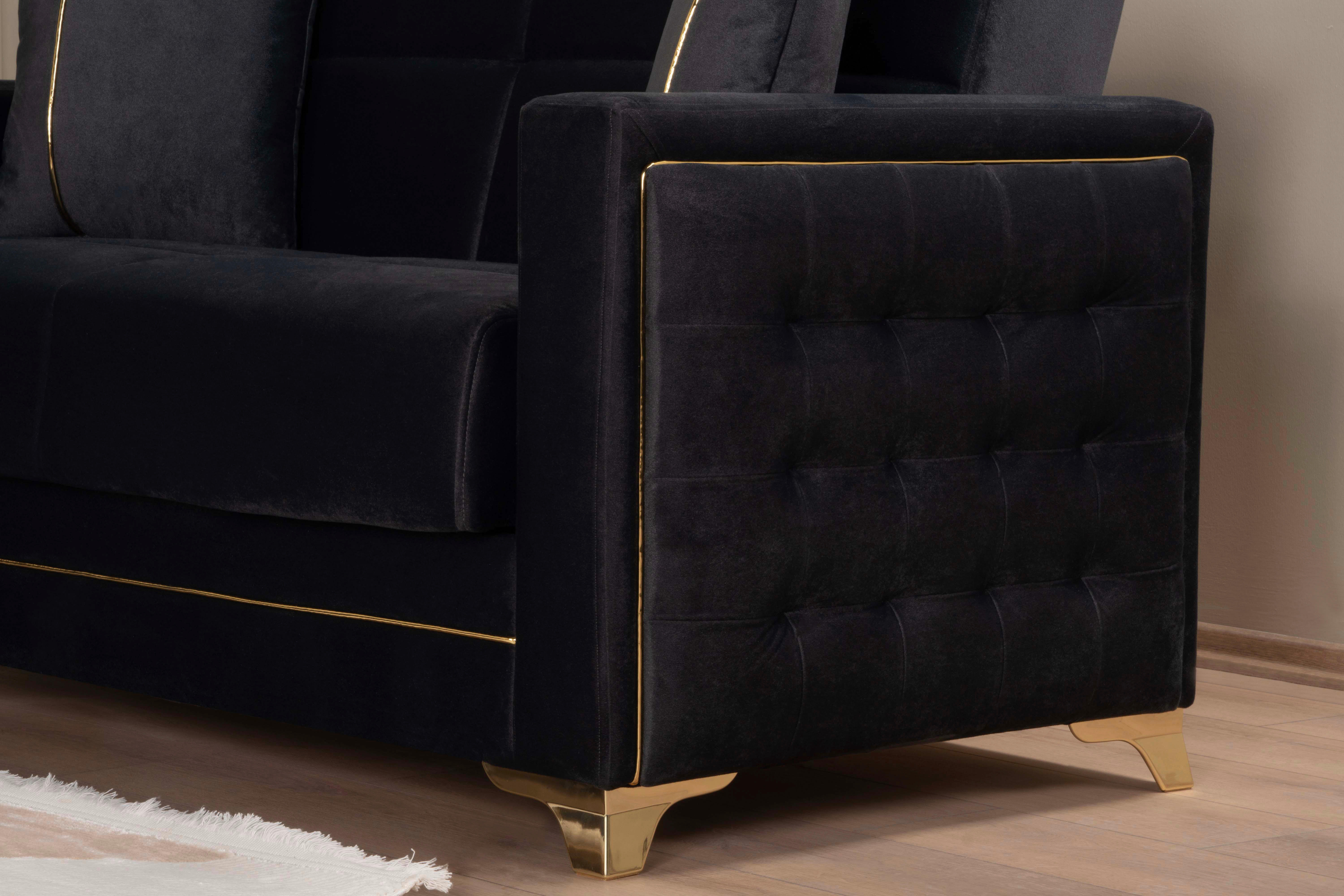 Thumbnail - Sofa 3-2-1 Cavana anthrazit Microfaser