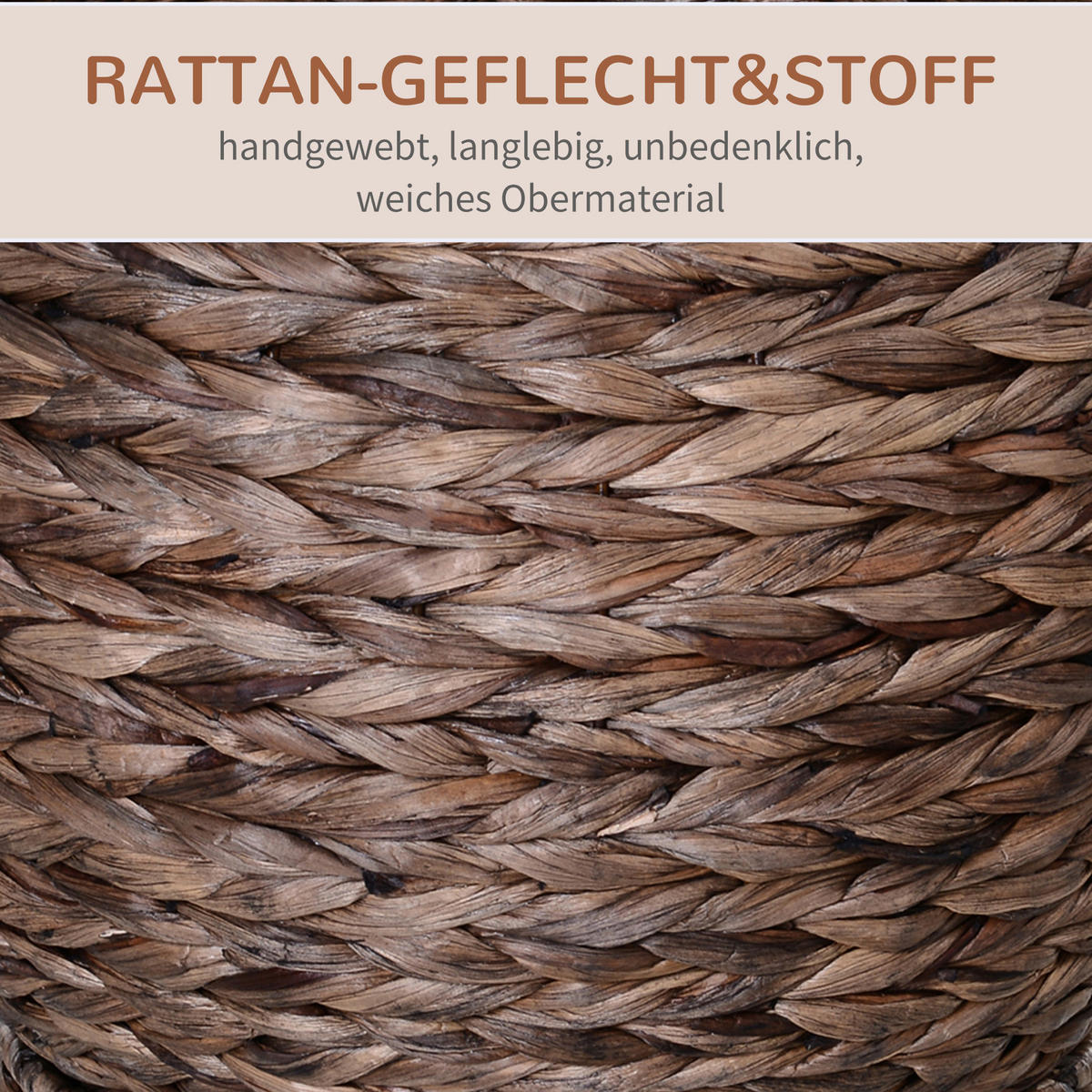 PawHut Katzenhaus braun Eisen H/L: ca. 60x42 cm Katzenhaus - braun (42,00cm) - PawHut