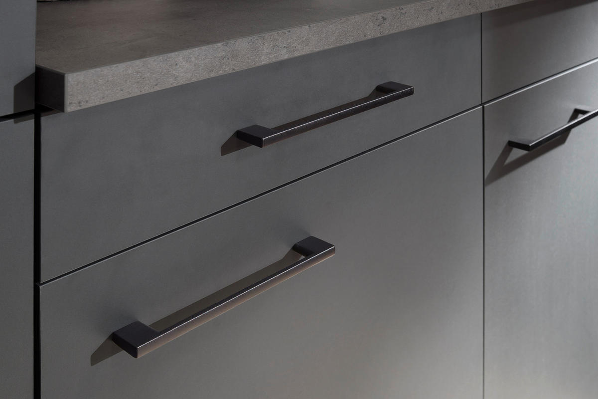 Küchenblock Oliver B/H/T: ca. 370x205x60 cm Oliver - granit/grau (370,00/205,00/60,00cm) - Respekta