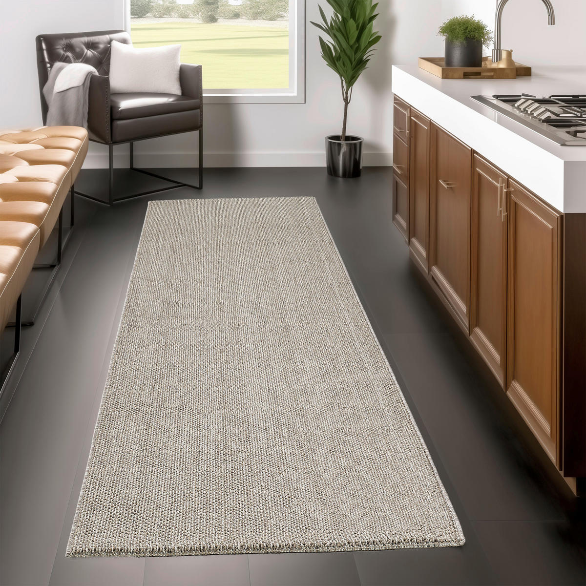 Ayyildiz Teppich LOOM braun B/L: ca. 80x150 cm LOOM - braun (80,00/150,00cm) - Ayyildiz