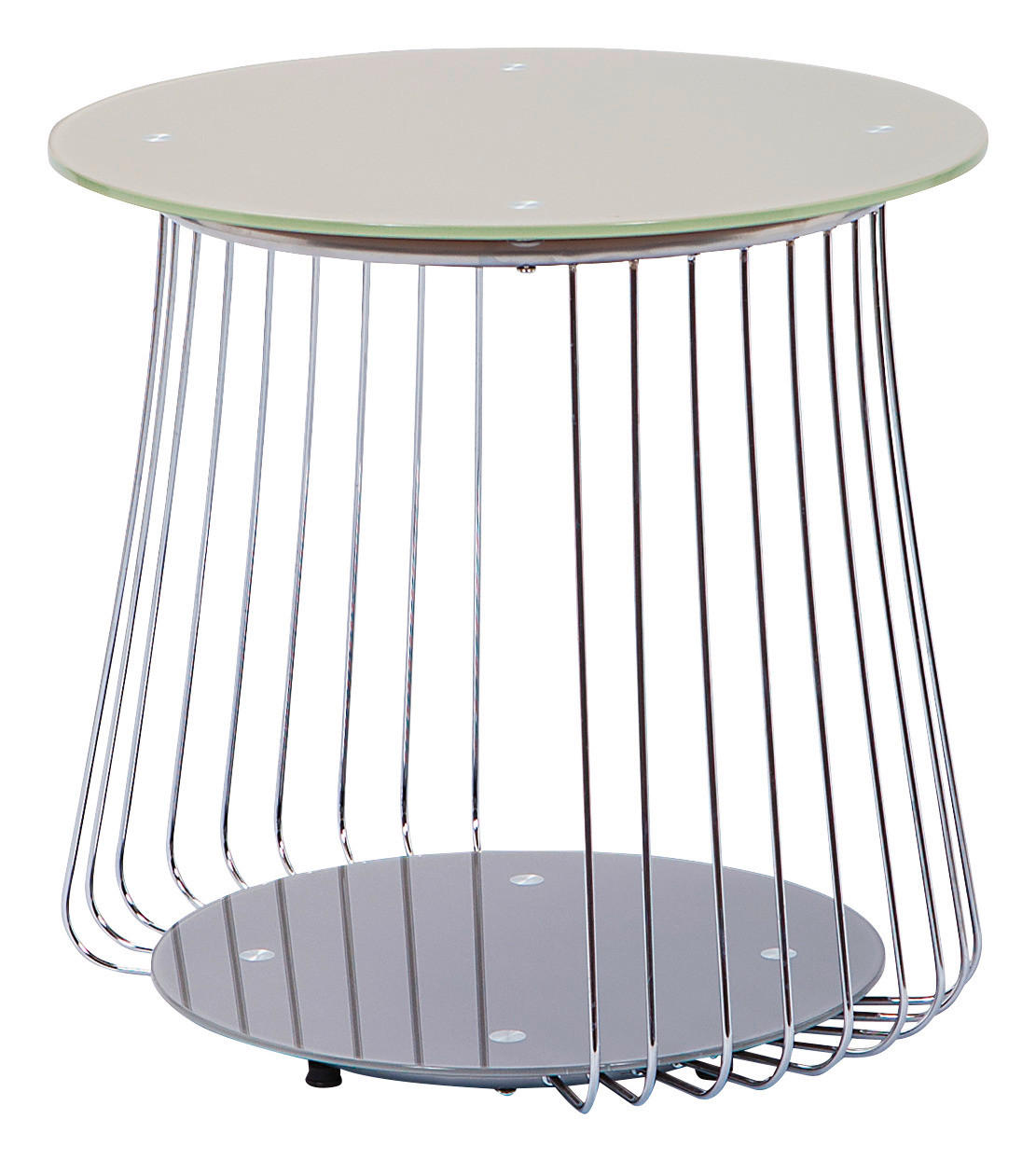 Couchtisch Rivoli Cappuccino B/H/T/D: ca. 50x50x50x50 cm Rivoli - schwarz/Cappuccino (50,00/50,00/50,00cm) - Inter Link