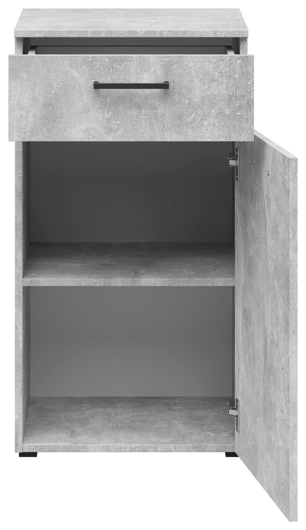 Kommode Multi-Stauraum Typ 13 Beton Optik B/H/T: ca. 45x83x40 cm Multi-Stauraum Typ 13 - Beton (45,00/83,00/40,00cm)