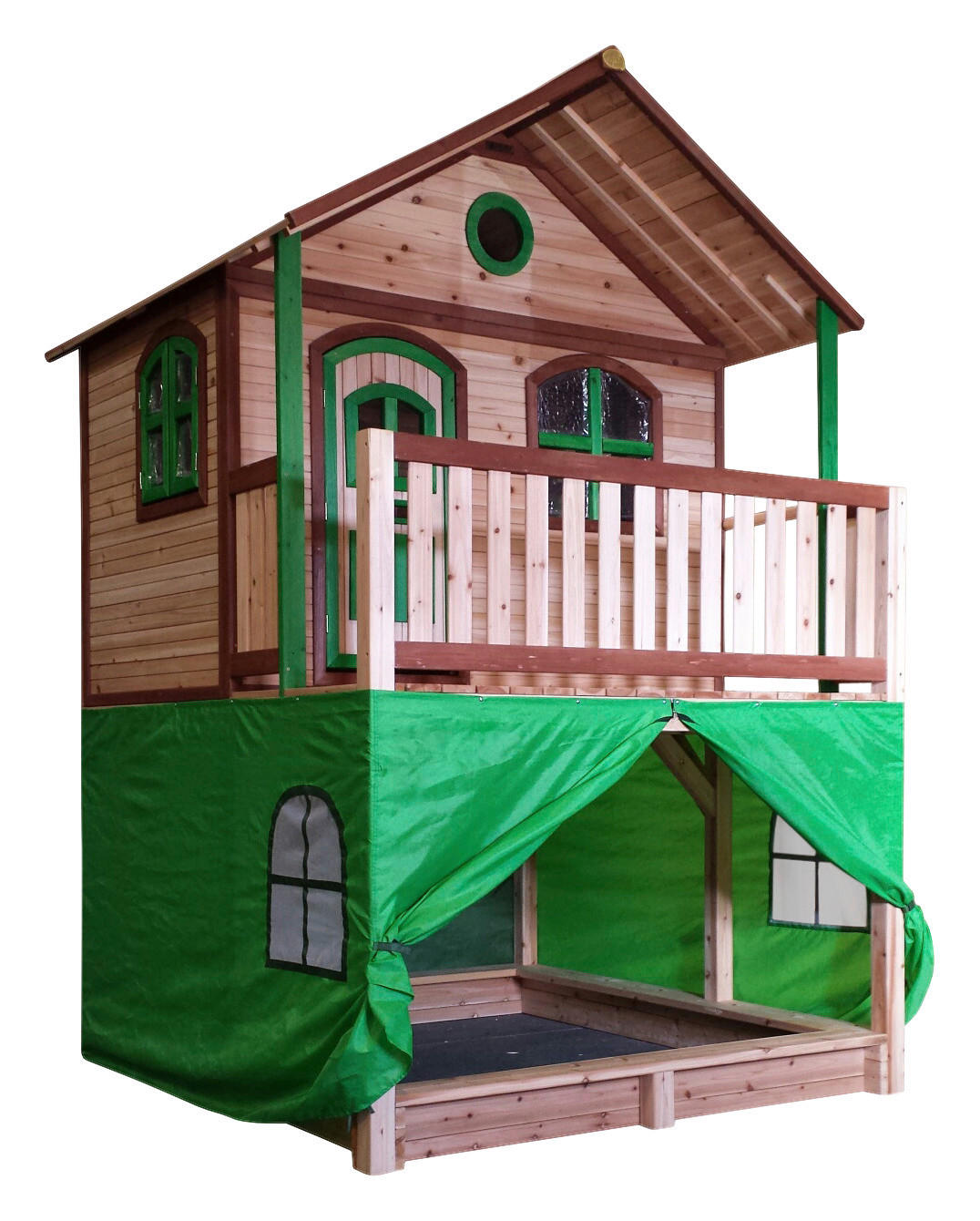 AXI Spielzelt grün B/L: ca. 770x118 cm Spielzelt - grün (770,00/118,00cm) - AXI