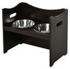 PawHut Futterstation dunkelbraun MDF B/H/T: ca. 54x47x32 cm Futterstation - dunkelbraun (54,00/47,00/32,00cm) - PawHut