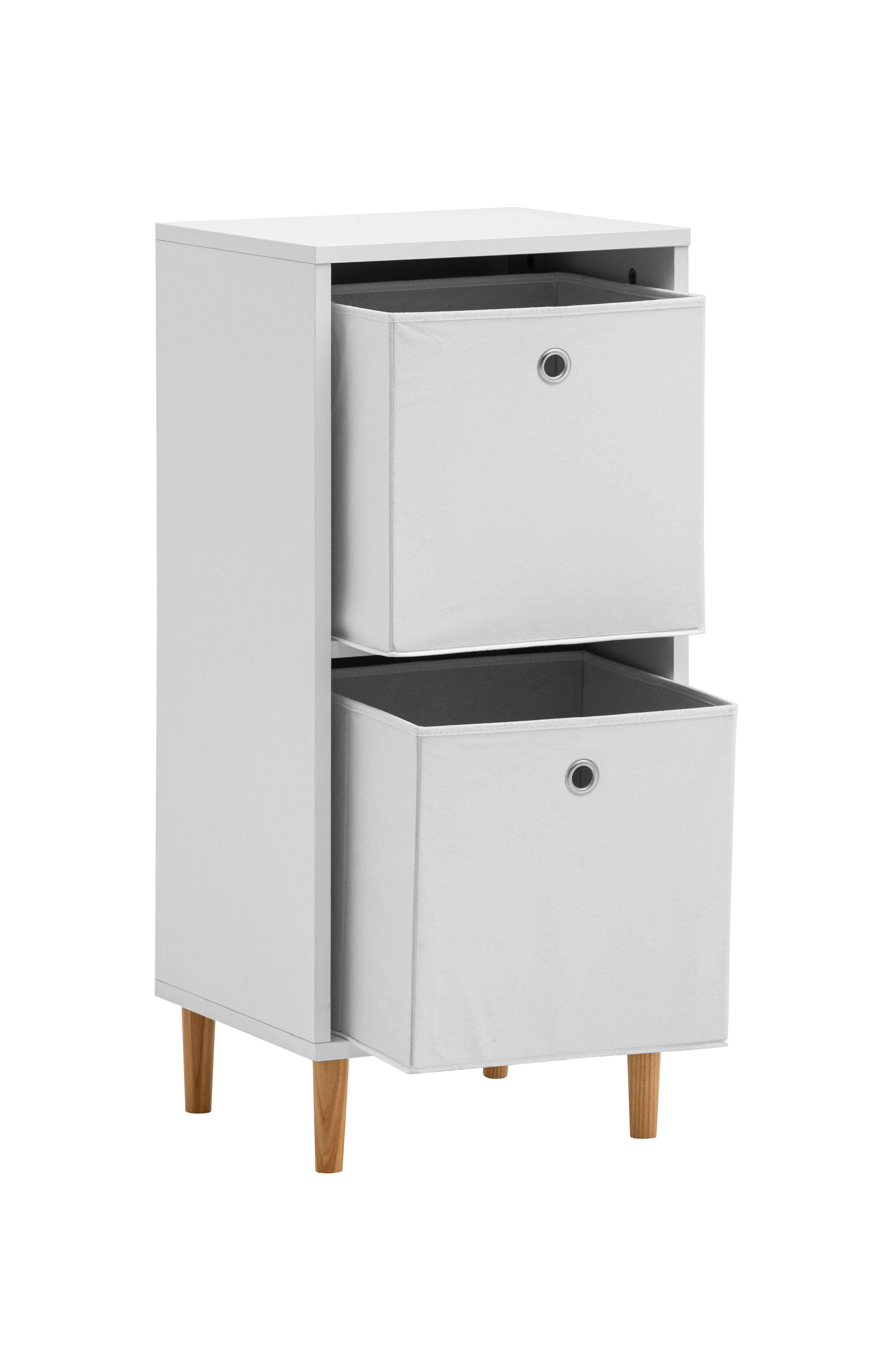 Unterschrank Torge weiß matt B/H/T: ca. 38,2x84,8x38,2 cm Torge - weiß (38,20/84,80/38,20cm) - Möbelpartner
