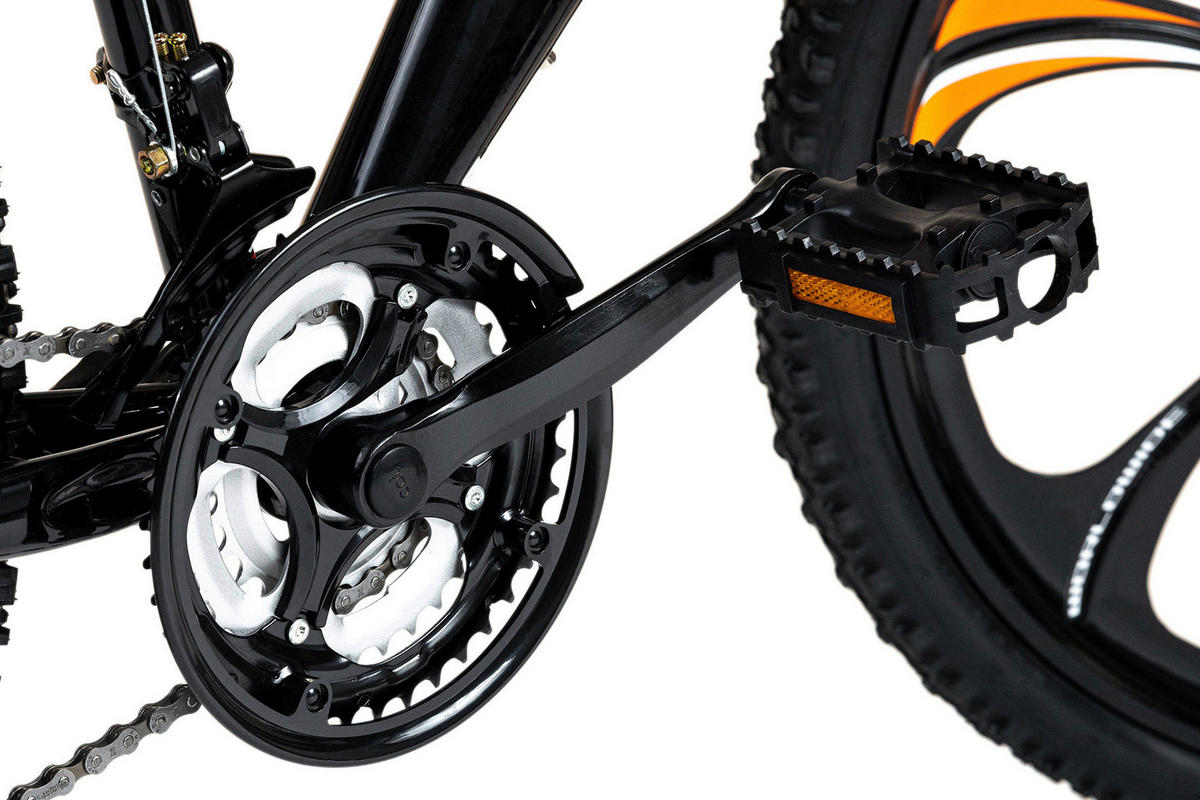 KS-Cycling Mountain-Bike Fully 26 Zoll Bliss 608M schwarz ca. 26 Zoll Bliss - orange/schwarz (47,00cm) - KS-Cycling