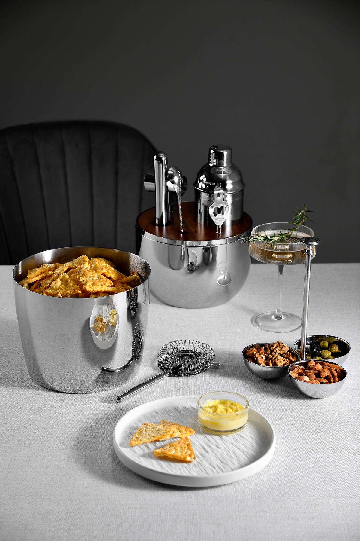 MASTERPRO Cocktail-Set THE DROP silber Edelstahl THE DROP - silber - MASTERPRO